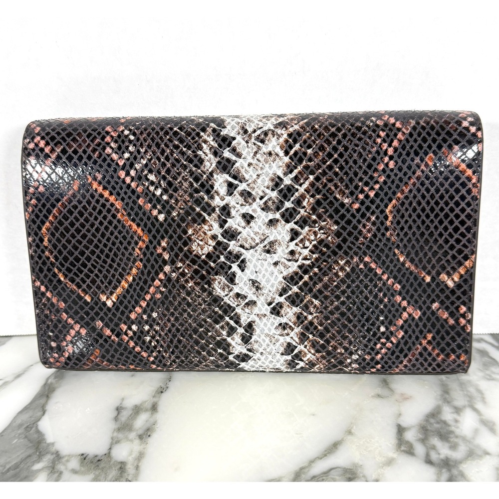 Radley London 112314 Rathbone Snakeskin Embossed Leather Flapover Cross Body Bag